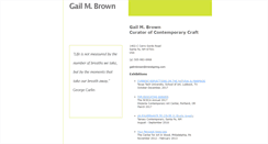 Desktop Screenshot of gailmbrown.com